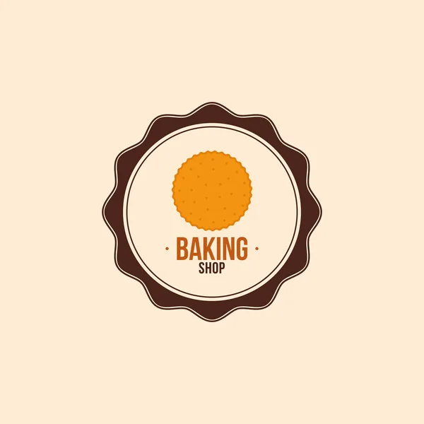Delicious bakery label — Stock Vector