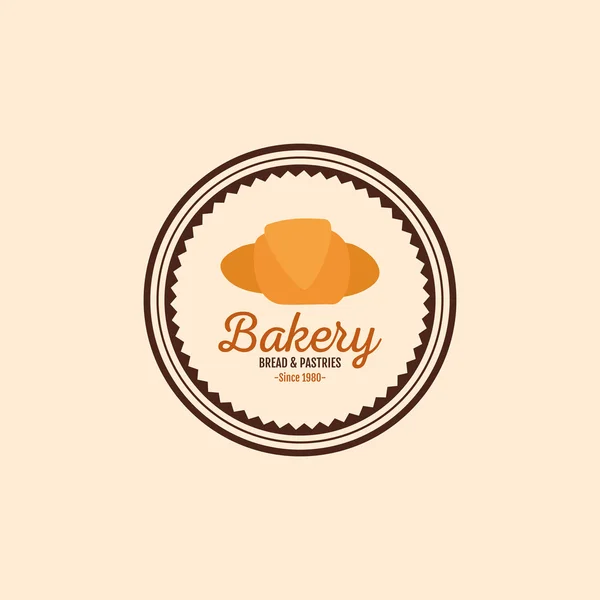 Delicious bakery label — Stock Vector