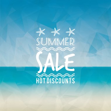 yaz indirimi etiketi