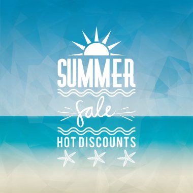 yaz indirimi etiketi