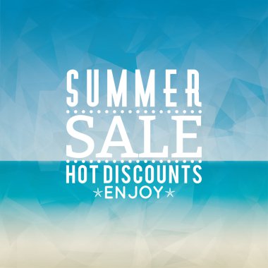 yaz indirimi etiketi