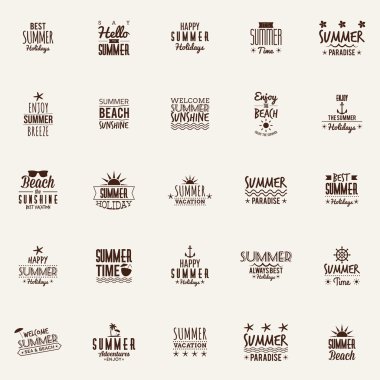 Özel yaz etiketleri