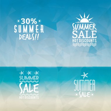 Yaz satış etiketleri