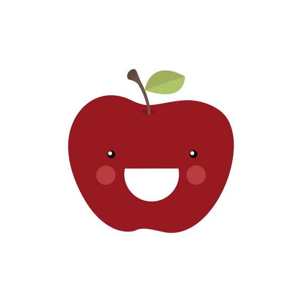 Résumé délicieuse pomme — Image vectorielle