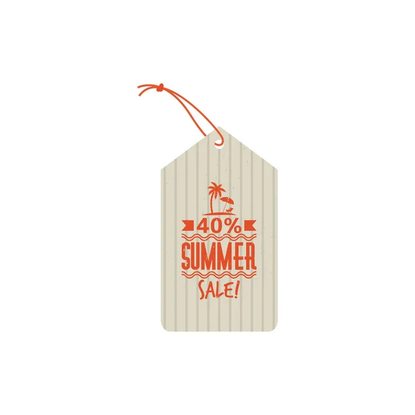 Summer Sale label — Stock Vector