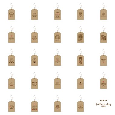 Baba gün etiketleri