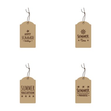 Özel yaz etiketleri