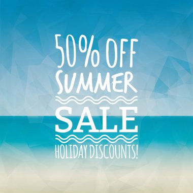 yaz indirimi etiketi