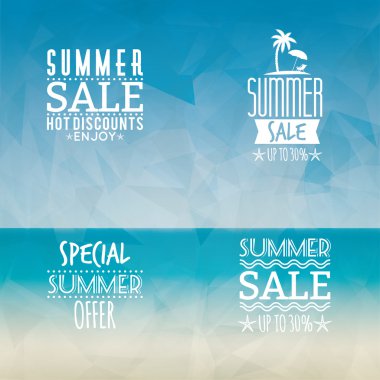 Yaz satış etiketleri