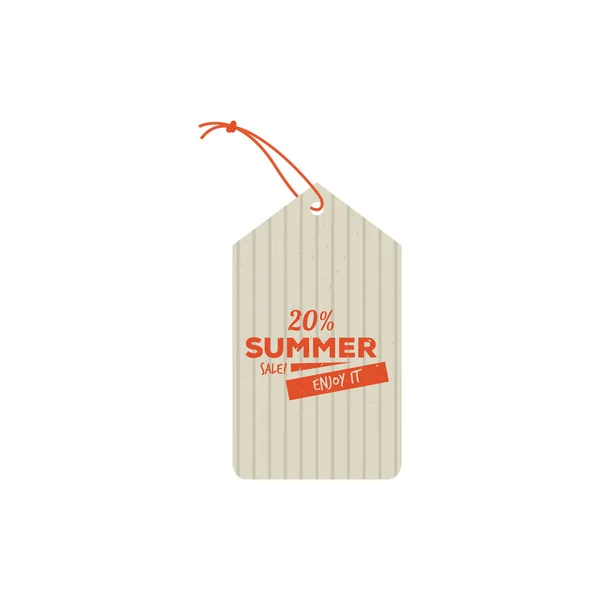 Etiqueta de venta de verano — Vector de stock