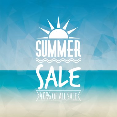 yaz indirimi etiketi