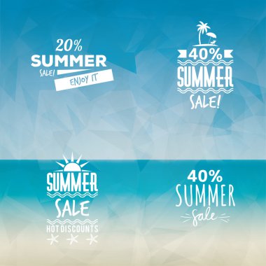 Yaz satış etiketleri