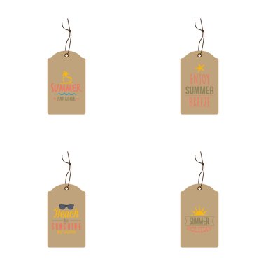 Özel yaz etiketleri