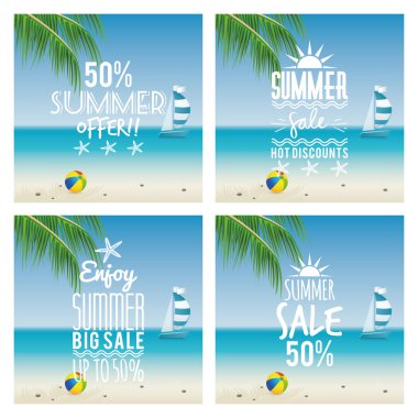 Yaz satış etiketleri