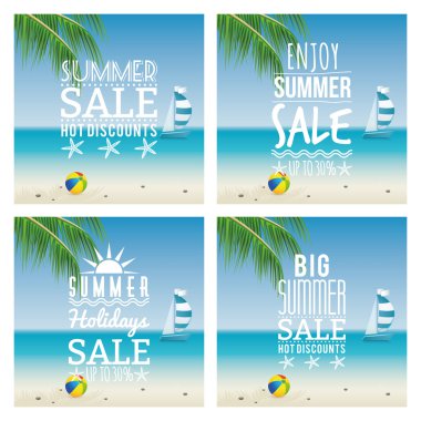 Yaz satış etiketleri