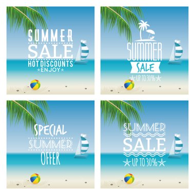 Yaz satış etiketleri