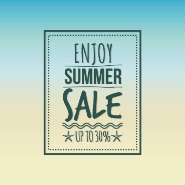 yaz indirimi etiketi