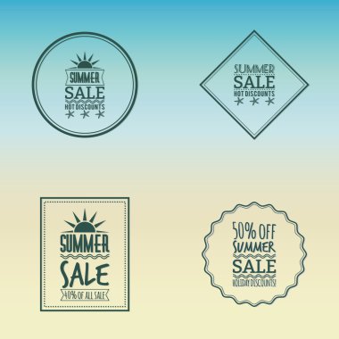 Yaz satış etiketleri