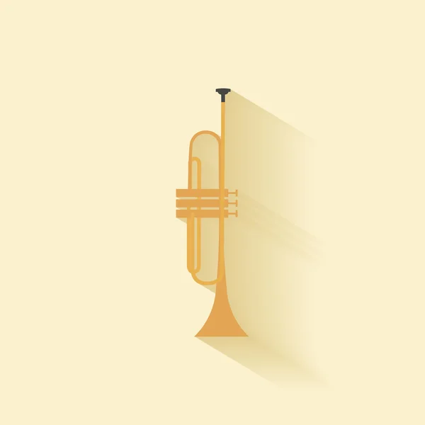 Instrument de musique abstrait — Image vectorielle