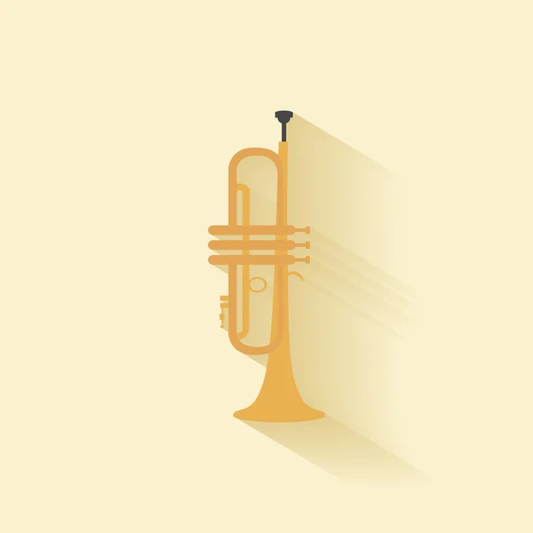 Instrument de musique abstrait — Image vectorielle