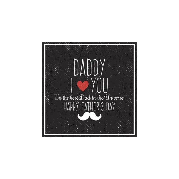 Father day label — Stock Vector