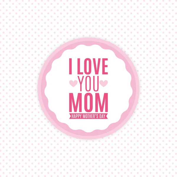 Mother Day label — Stockvector