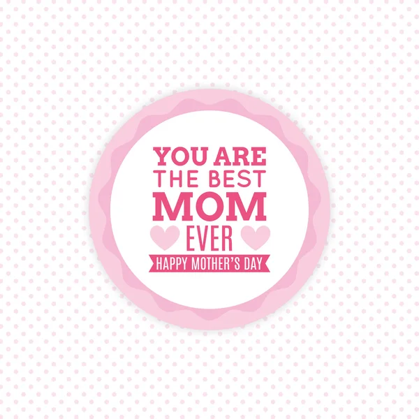 Mother Day label — Stockvector