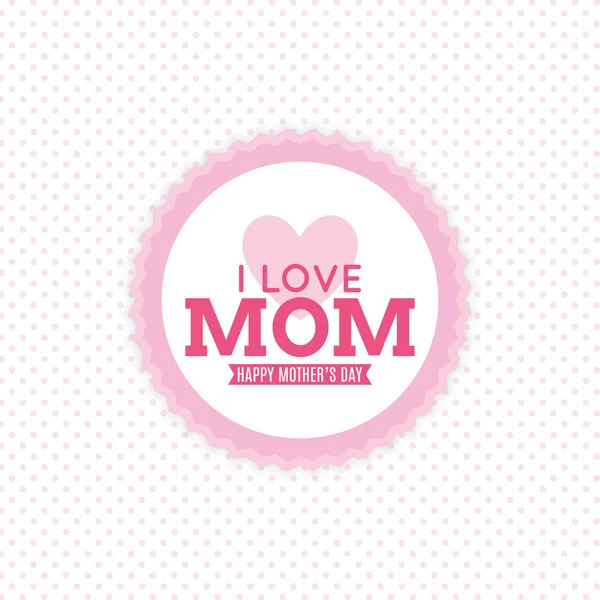 Mother Day label — Stockvector