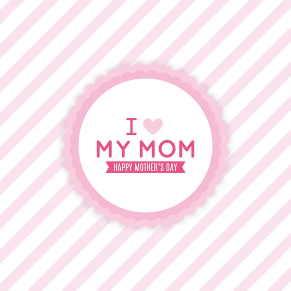 Mother Day label — Stockvector