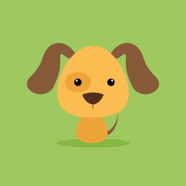 Cute karikatür köpek