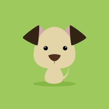 Cute karikatür köpek