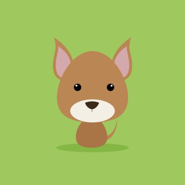 Cute karikatür köpek