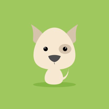 Cute karikatür köpek