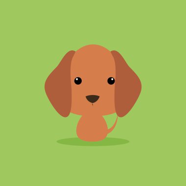 Cute karikatür köpek