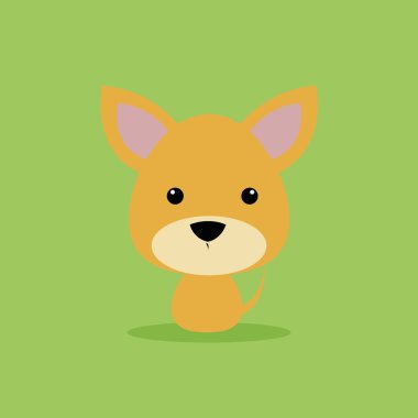 Cute karikatür köpek