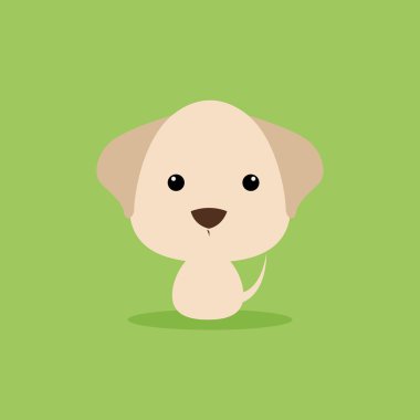 Cute karikatür köpek