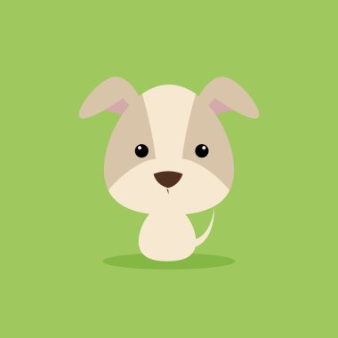 Cute karikatür köpek