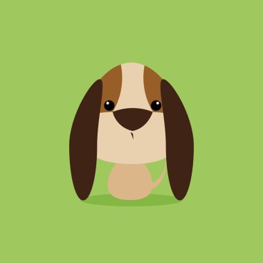 Cute karikatür köpek