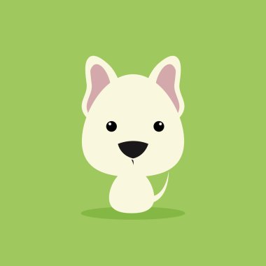 Cute karikatür köpek