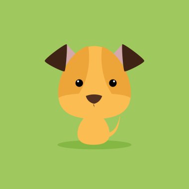 Cute karikatür köpek