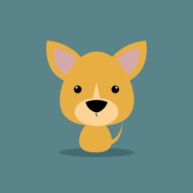 Cute karikatür köpek