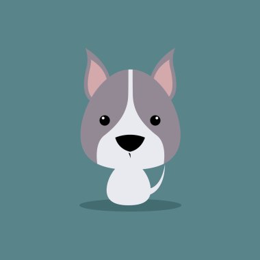 Cute karikatür köpek