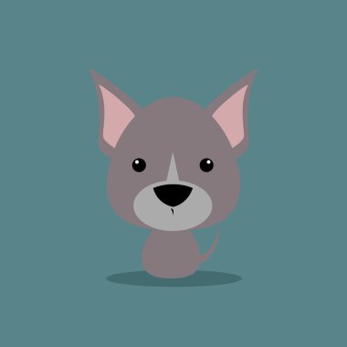 Cute karikatür köpek