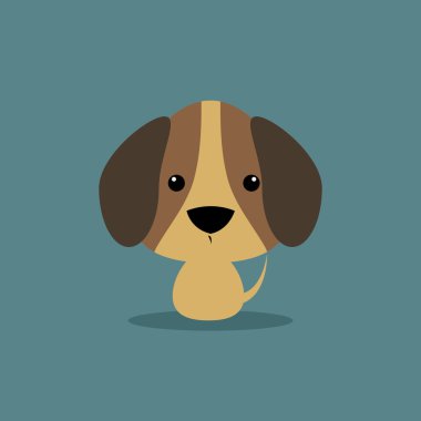 Cute karikatür köpek