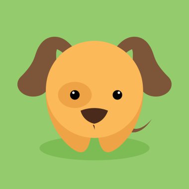 Cute karikatür köpek