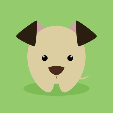 Cute karikatür köpek