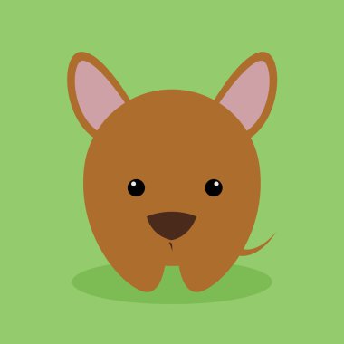 Cute karikatür köpek