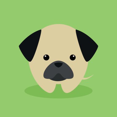 Cute karikatür köpek