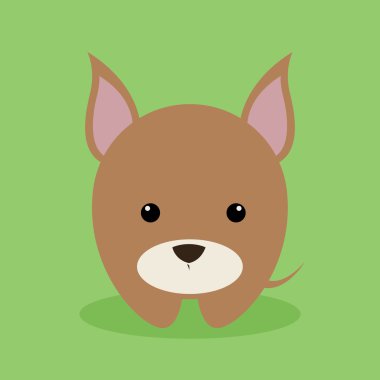 Cute karikatür köpek