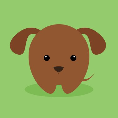 Cute karikatür köpek